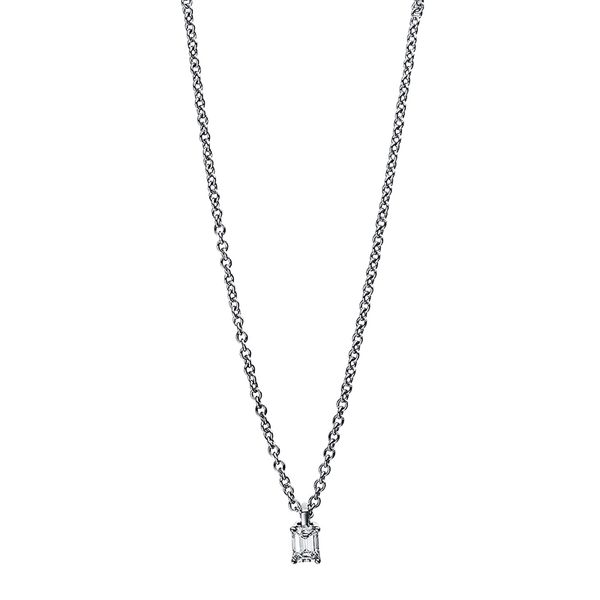 Pure! Diamonds Jewelry - Collier 4er la polvere 18 kt, Moschettone