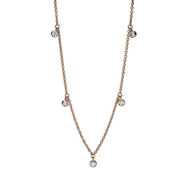 Pure! Diamonds Jewelry - Halsketting Zae 18kt, met ZÖ 35 cm 38 cm
