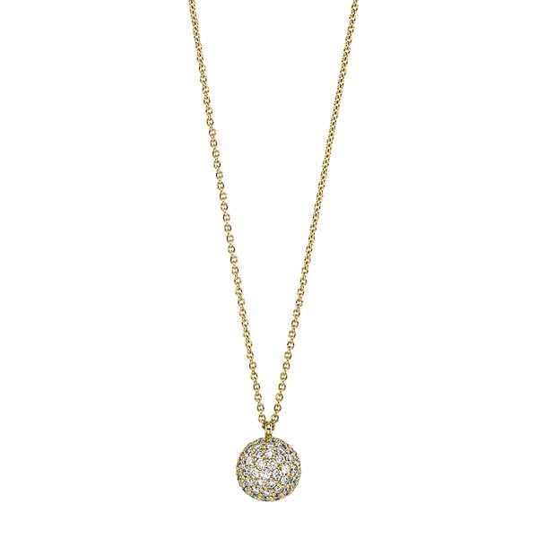 Pure! Diamonds Jewelry - Halsketting 18kt "bal", met oogje Pure! Diamonds Jewelry - Halsketting 18kt "bal", met oogje