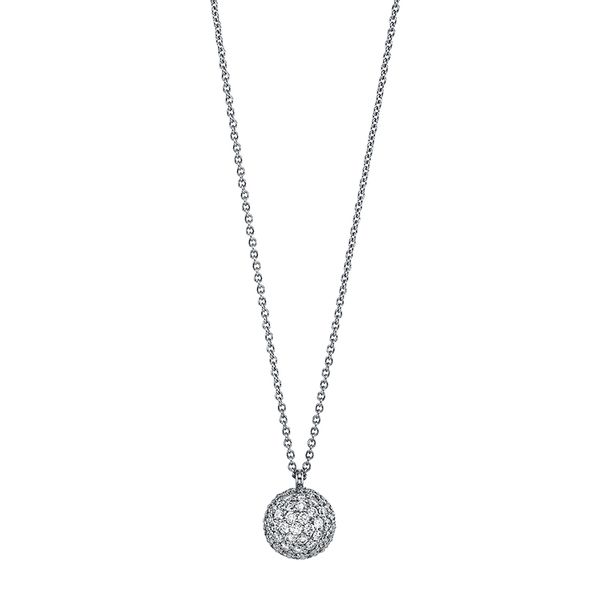 Pure! Diamonds Jewelry - Halsketting 18kt "bal", met oogje Pure! Diamonds Jewelry - Halsketting 18kt "bal", met oogje