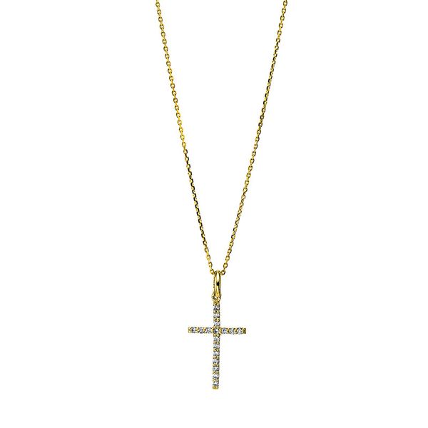 Pure! Diamonds Jewelry - Ketting 18kt "kruis", met oogje Pure! Diamonds Jewelry - Ketting 18kt "kruis", met oogje