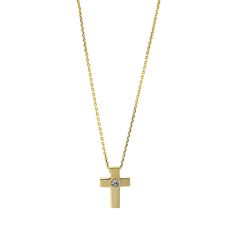 Collier 18 kt  "Kreuz"