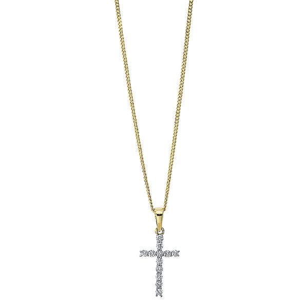 Pure! Diamonds Jewelry - Halsketting 18kt "Kruis" Pure! Diamonds Jewelry - Halsketting 18kt "Kruis"