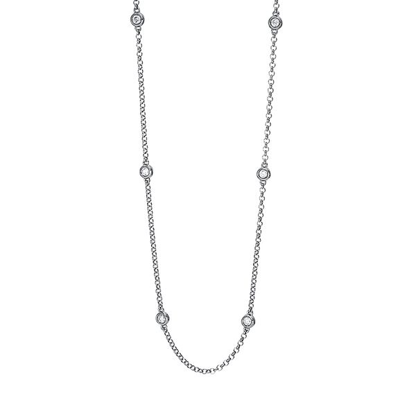 Pure! Diamonds Jewelry - Halsketting Zae 18kt, met ZÖ 50 cm Pure! Diamonds Jewelry - Halsketting Zae 18kt, met ZÖ 50 cm