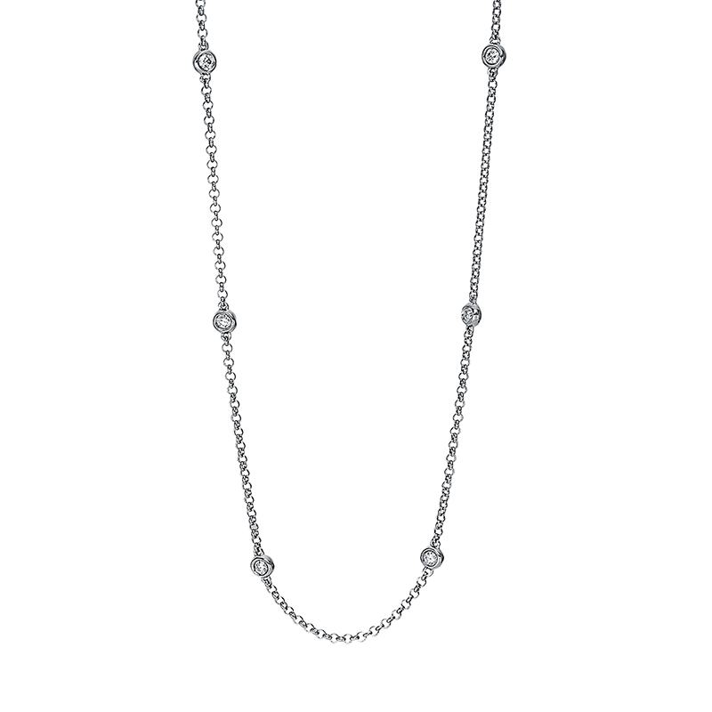 Pure! Diamonds Jewelry - Halsketting Zae 18kt, met ZÖ 40 cm