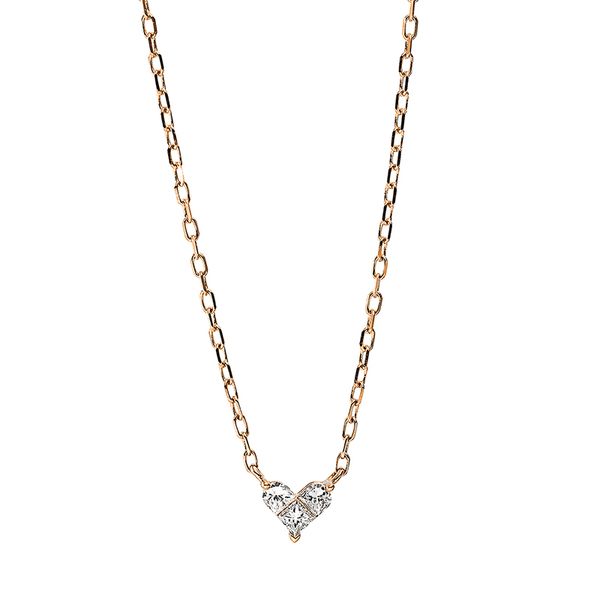 Pure! Diamonds Jewelry - Halsketting 18kt "Hart", met ZÖ 40 cm 43 cm Pure! Diamonds Jewelry - Halsketting 18kt "Hart", met ZÖ 40 cm 43 cm