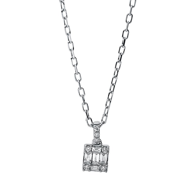 Pure! Diamonds Jewelry - Collar 18 kt, con ZÖ 42 cm y 43 cm