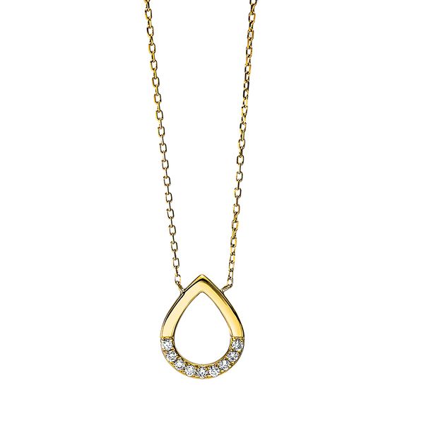 Pure! Diamonds Jewelry - Collar 18 kt Gotas, con ZÖ 38 cm & 36.8 cm Pure! Diamonds Jewelry - Collar 18 kt Gotas, con ZÖ 38 cm & 36.8 cm
