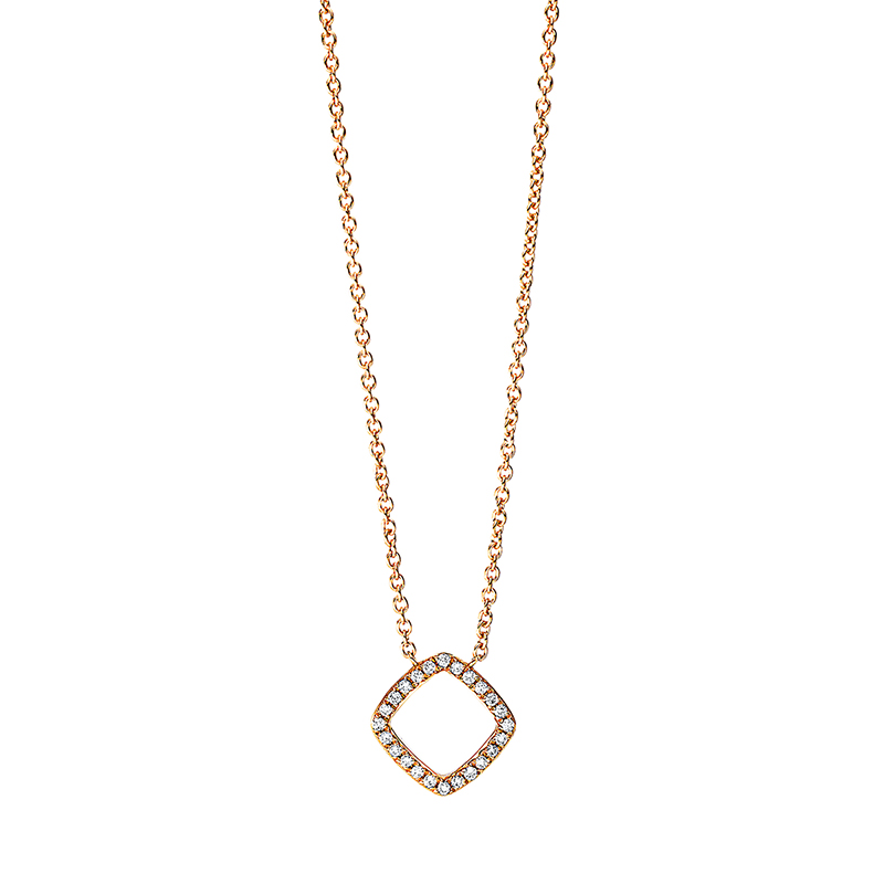 Collier 18 KT, with Zö 38 cm & 36.8 cm