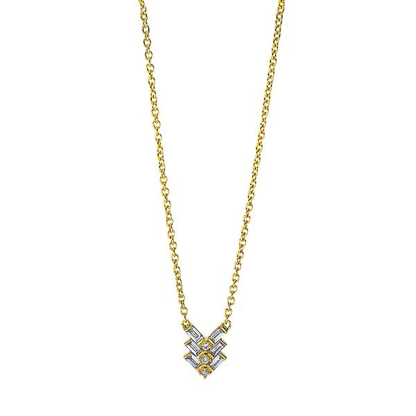 Pure! Diamonds Jewelry - Halsketting 18kt, met ZÖ 42 cm Pure! Diamonds Jewelry - Halsketting 18kt, met ZÖ 42 cm