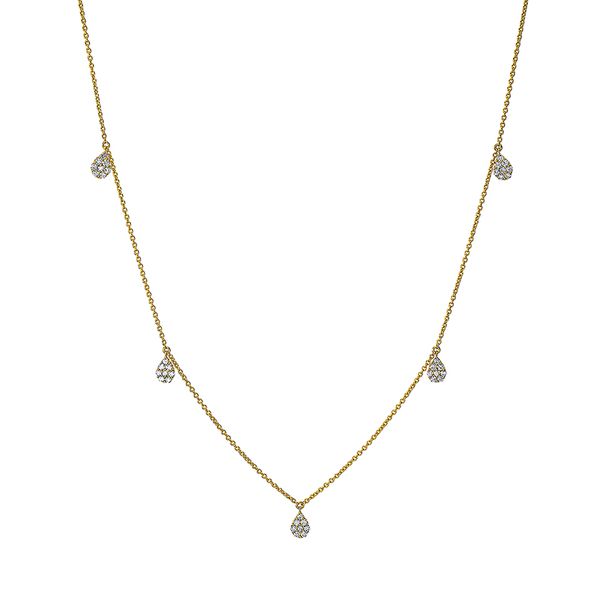 Pure! Diamonds Jewelry - Halsketting 18kt, met ZÖ 42 cm Pure! Diamonds Jewelry - Halsketting 18kt, met ZÖ 42 cm