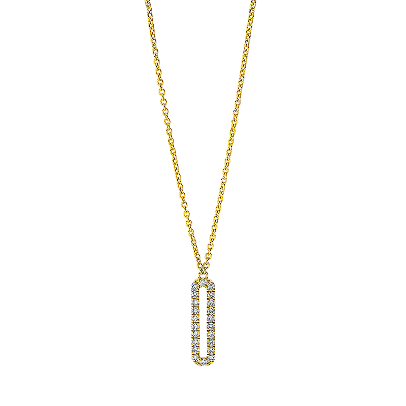 Pure! Diamonds Jewelry - Halsketting 18kt, met ZÖ 42 cm