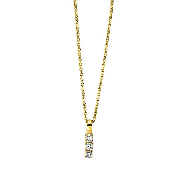 Pure! Diamonds Jewelry - Halsketting 18kt, met ZÖ 42 cm Pure! Diamonds Jewelry - Halsketting 18kt, met ZÖ 42 cm