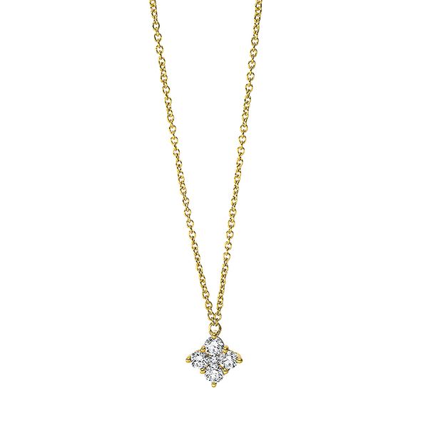 Pure! Diamonds Jewelry - Halsketting 18kt, met ZÖ 42 cm Pure! Diamonds Jewelry - Halsketting 18kt, met ZÖ 42 cm