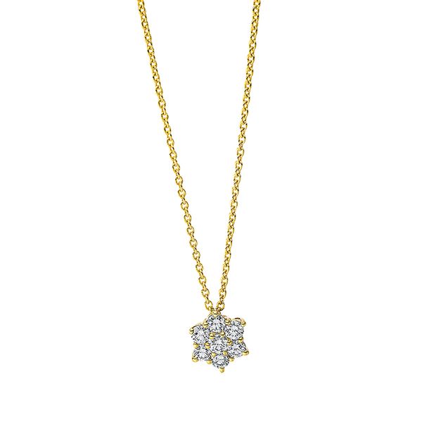 Pure! Diamonds Jewelry - Halsketting 18kt, met ZÖ 42 cm Pure! Diamonds Jewelry - Halsketting 18kt, met ZÖ 42 cm