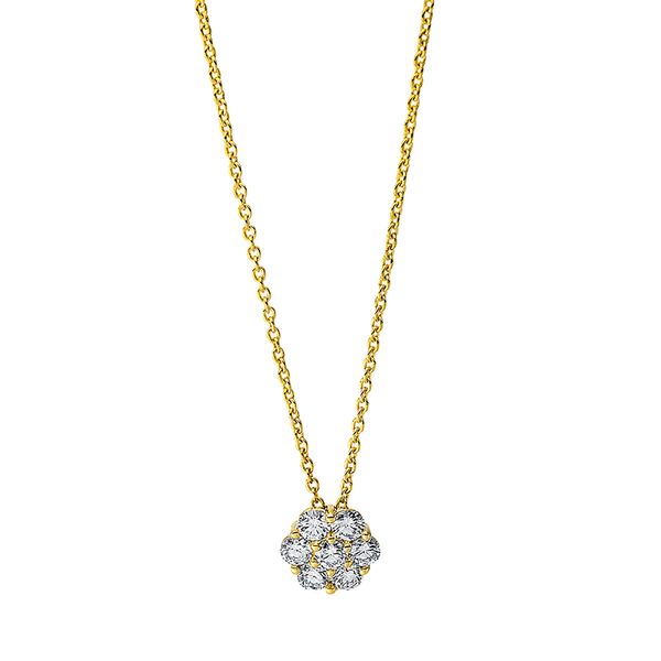 Pure! Diamonds Jewelry - Halsketting 18kt, met ZÖ 42 cm Pure! Diamonds Jewelry - Halsketting 18kt, met ZÖ 42 cm
