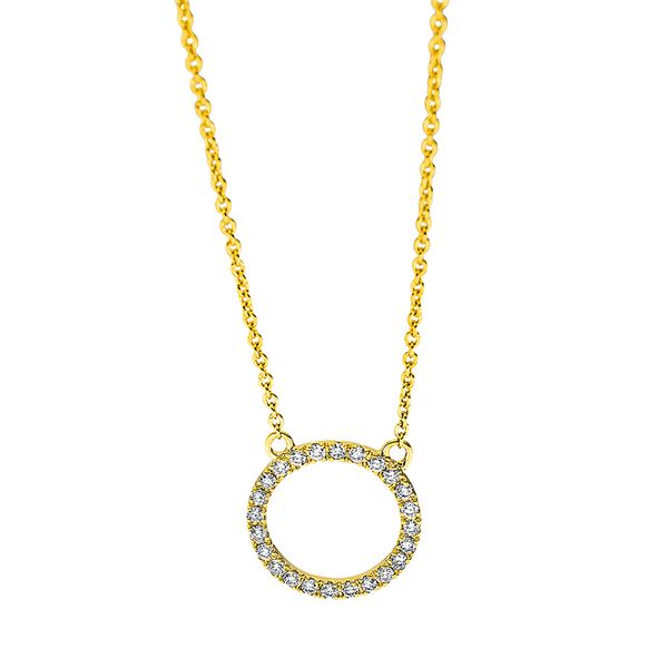Pure! Diamonds Jewelry - Halsketting 18kt "Cirkel" Pure! Diamonds Jewelry - Halsketting 18kt "Cirkel"