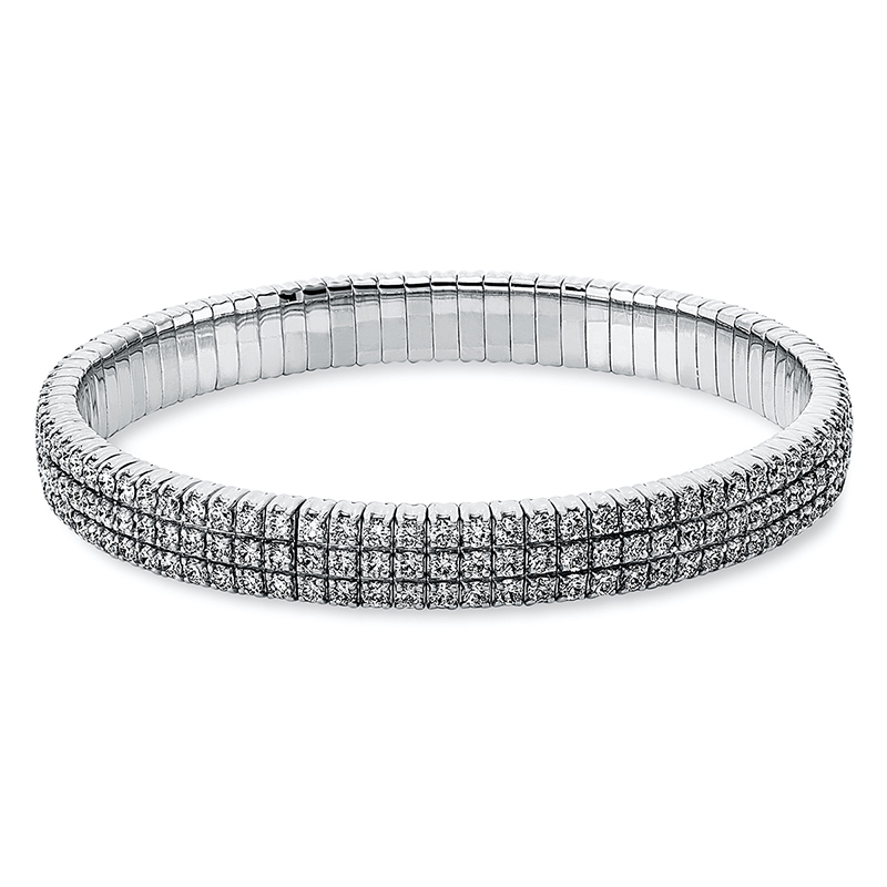 Pure! Diamonds Jewelry - Armband 4er-Krappe 18 kt , Flexband