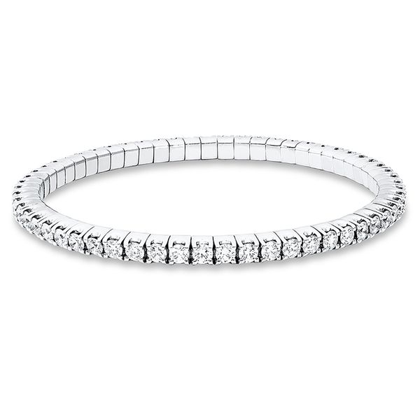 Pure! Diamonds Jewelry - Pulsera 4 plazas madder 18 kt, Banda flexible, variable, rodiado Pure! Diamonds Jewelry - Pulsera 4 plazas madder 18 kt, Banda flexible, variable, rodiado