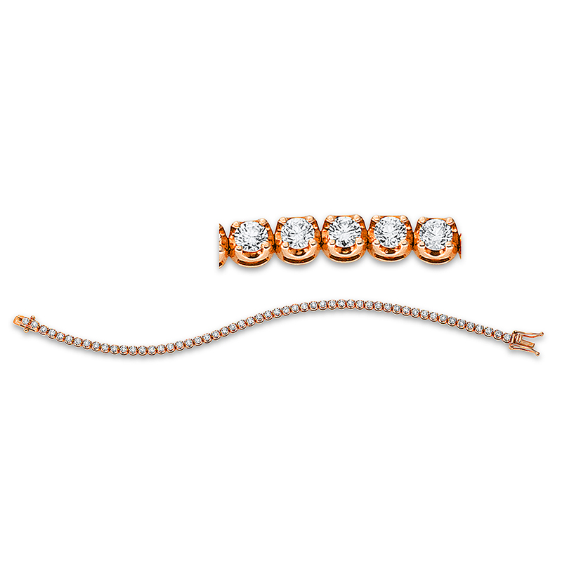 Pure! Diamonds Jewelry - bracelet 4 -SCHRAPT 18 KT