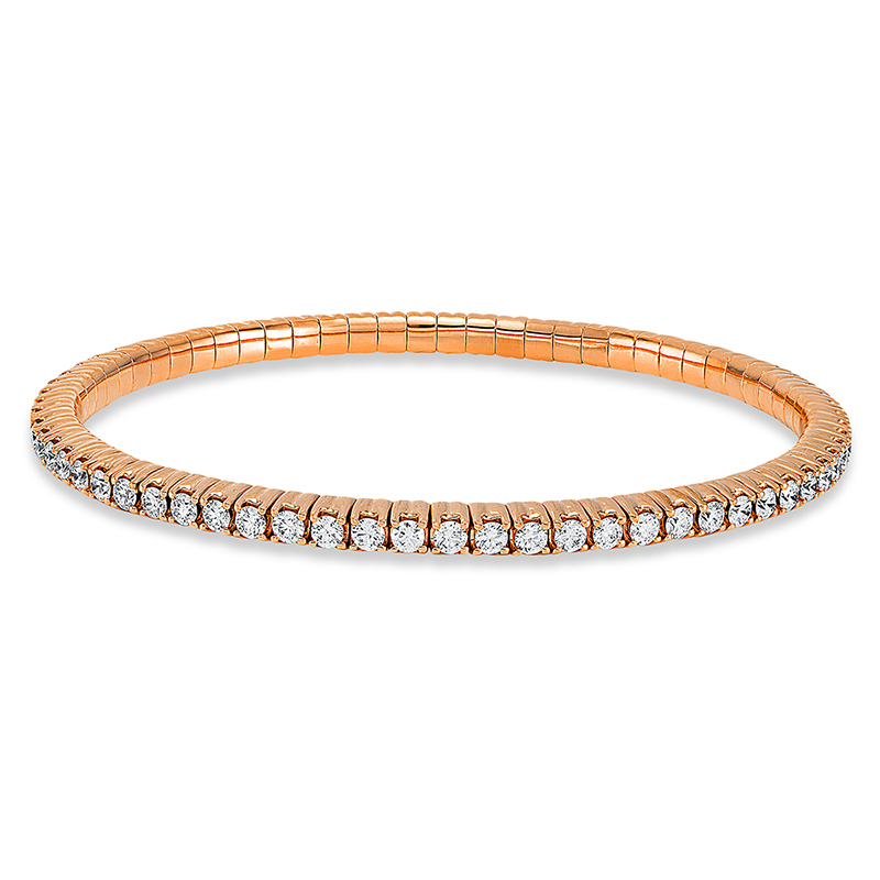 Pure! Diamonds Jewelry-bracelet 4-SCHRAPT 18 KT, Flex band, variable Pure! Diamonds Jewelry-bracelet 4-SCHRAPT 18 KT, Flex band, variable