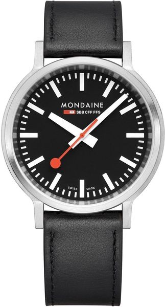 Mondaine stop2go mit Veganem Band MST.41020.LBV.2SE Mens Wristwatch Mondaine stop2go mit Veganem Band MST.41020.LBV.2SE Mens Wristwatch