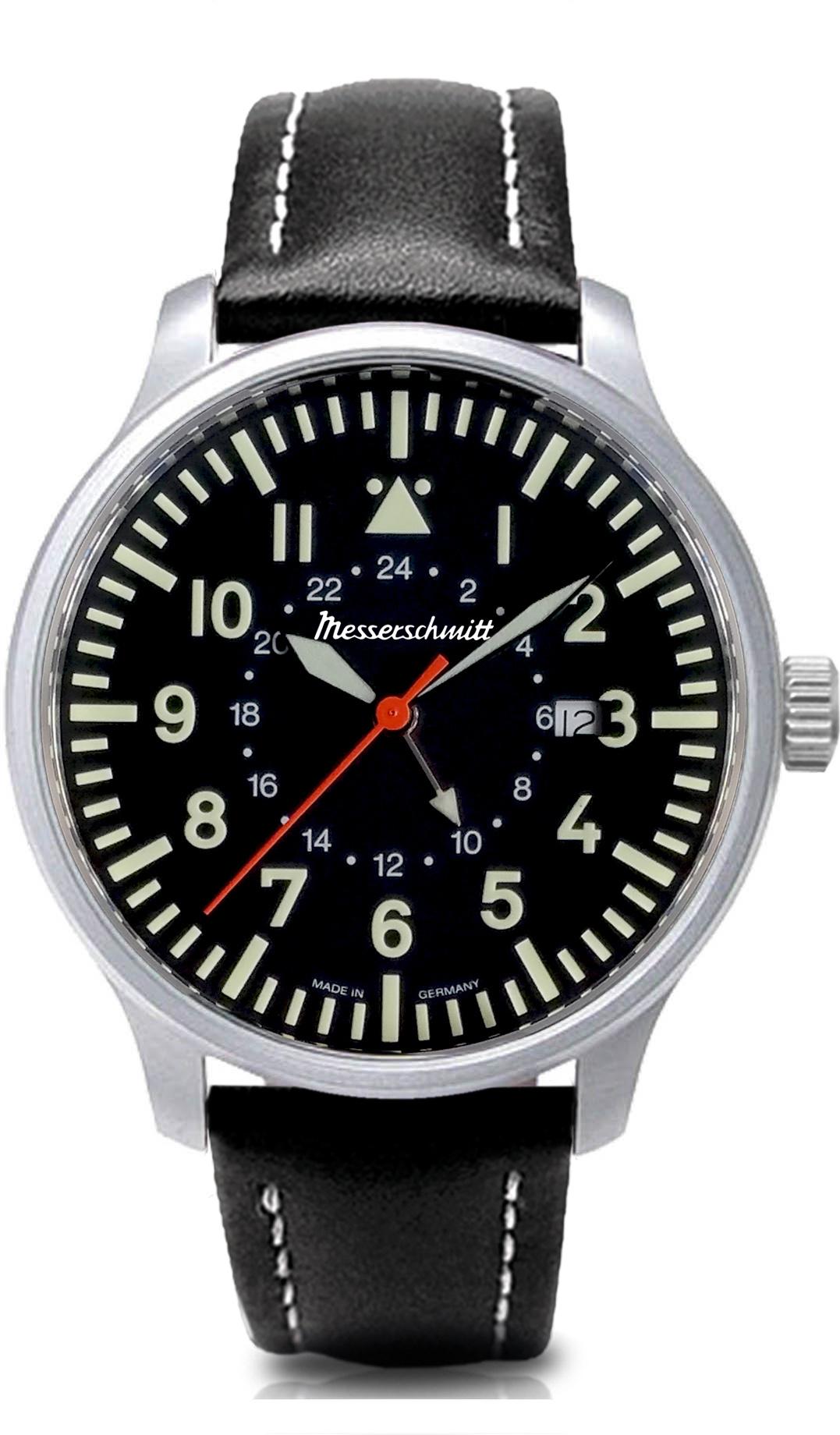 Messerschmitt ME-3H84GMT Heren armbandhorloge