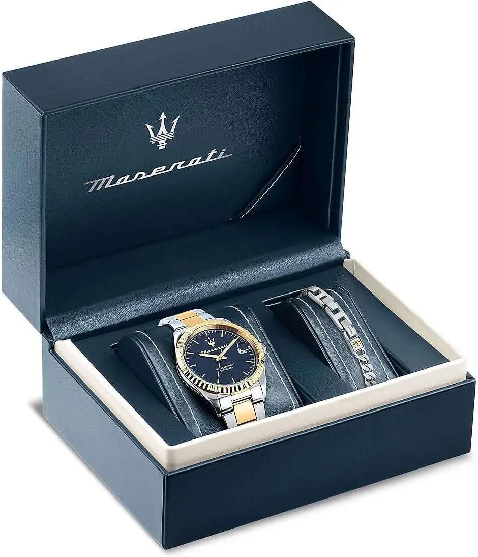 MASERATI Geschenkset R8853100033 Montre-Bracelet pour hommes