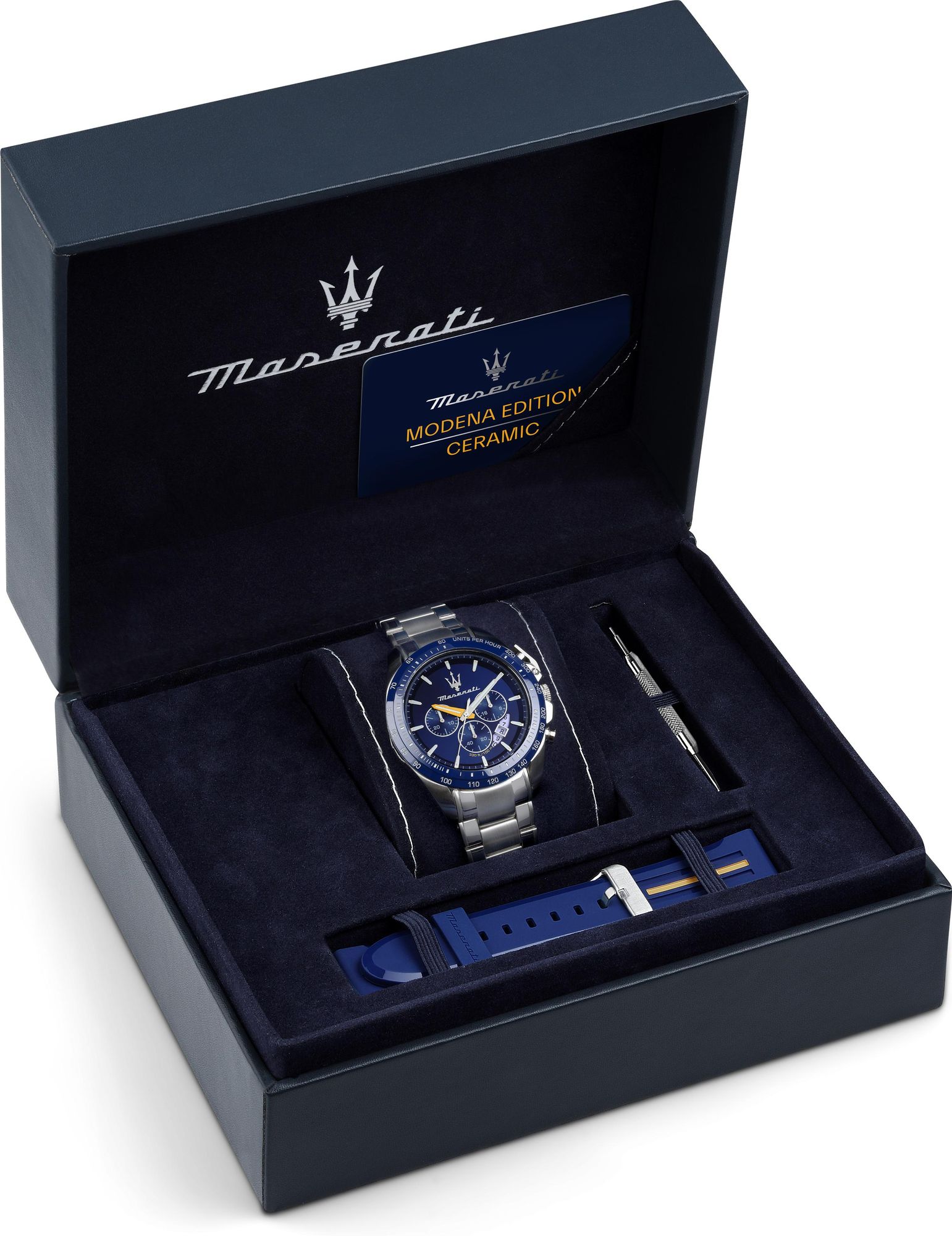 MASERATI MODENA EDITION R8871612039 Herrenchronograph Mit Wechselband