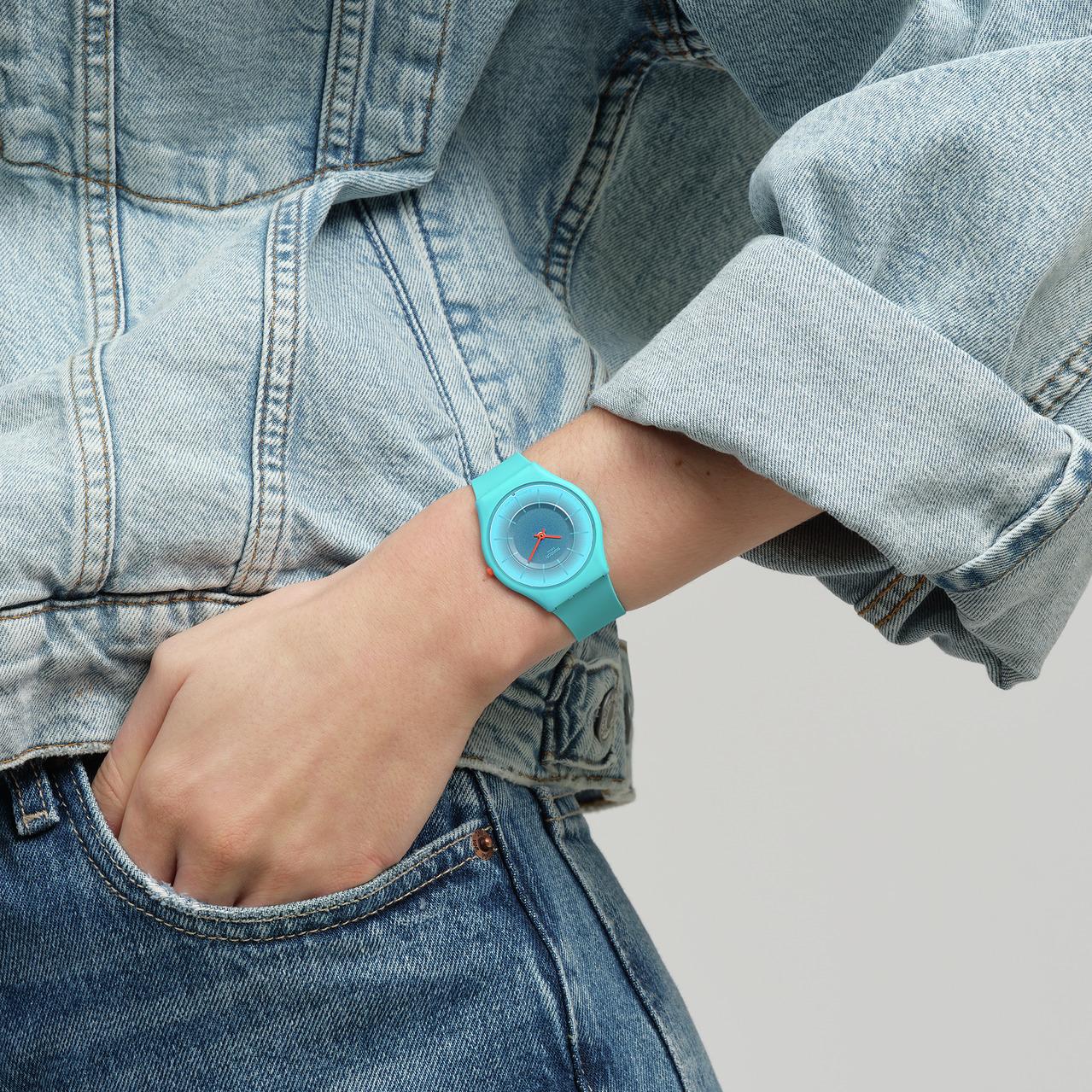 Swatch RADIANTLY TEAL SS08N114 Unisex