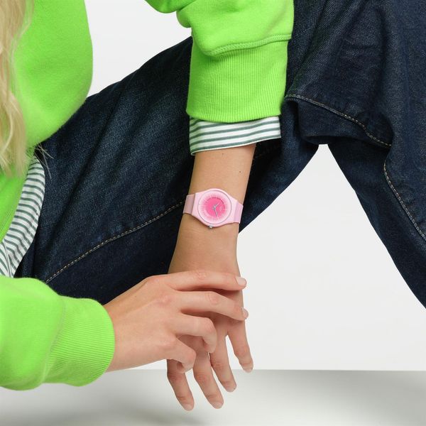 Swatch RADIANTLY PINK SS08P110 Montre Unisexe Swatch RADIANTLY PINK SS08P110 Montre Unisexe