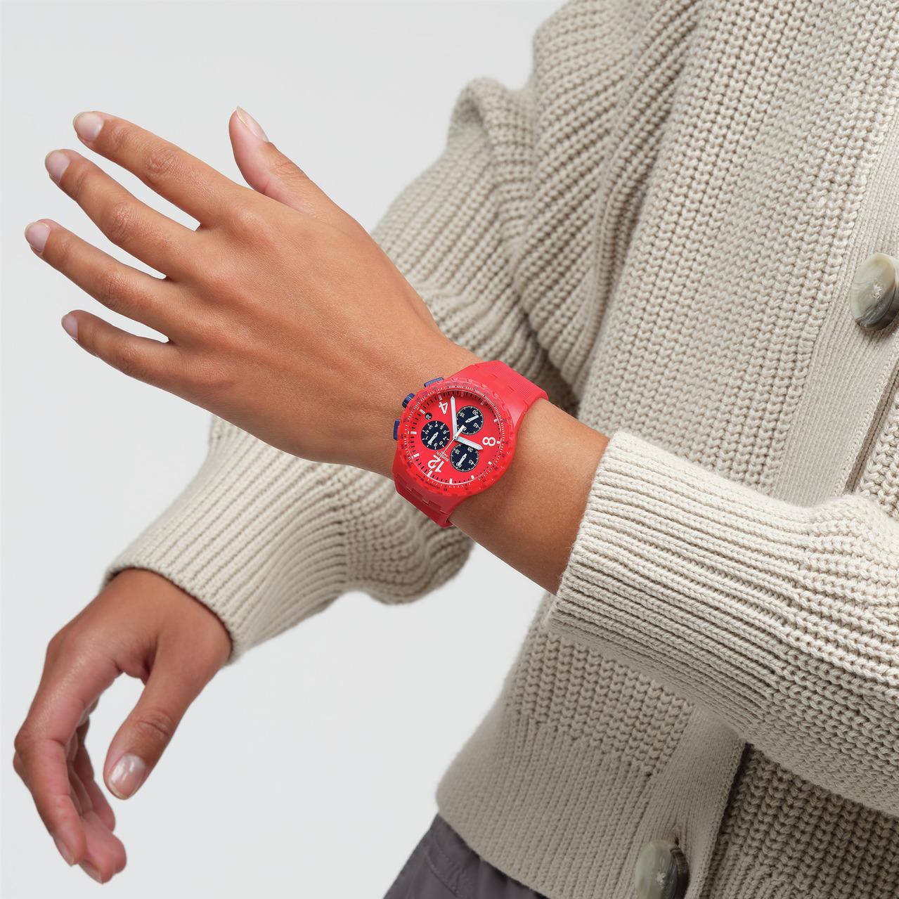 Swatch PRIMARILY RED SUSR407 Unisexuhr