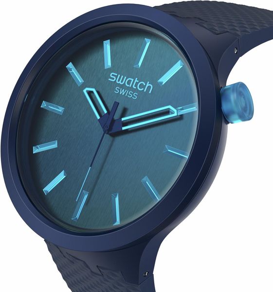 Swatch INDIGO GLOW SB05N113 Unisexuhr Swatch INDIGO GLOW SB05N113 Unisexuhr