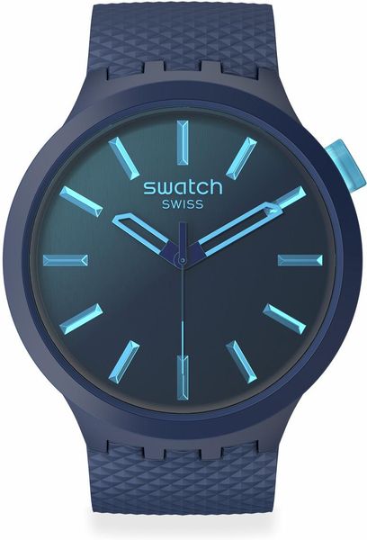Swatch INDIGO GLOW SB05N113 Unisexuhr Swatch INDIGO GLOW SB05N113 Unisexuhr