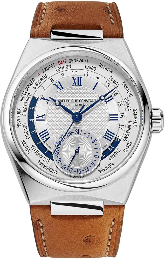 Frederique Constant Geneve Highlife Worldtimer Manufacture Automatik GMT FC-718NMC4NH6 Reloj Automático para hombres Edi