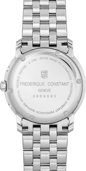 Frederique Constant Geneve INDEX BUSINESS TIMER FC-270N4P6B Montre-Bracelet pour hommes Indicateur de la phase de la lun Frederique Constant Geneve INDEX BUSINESS TIMER FC-270N4P6B Montre-Bracelet pour hommes Indicateur de la phase de la lun