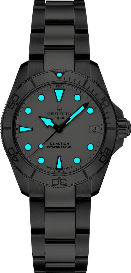 Certina DS ACTION Lady C032.007.11.011.00 Damen Automatikuhr 80h Gangreserve