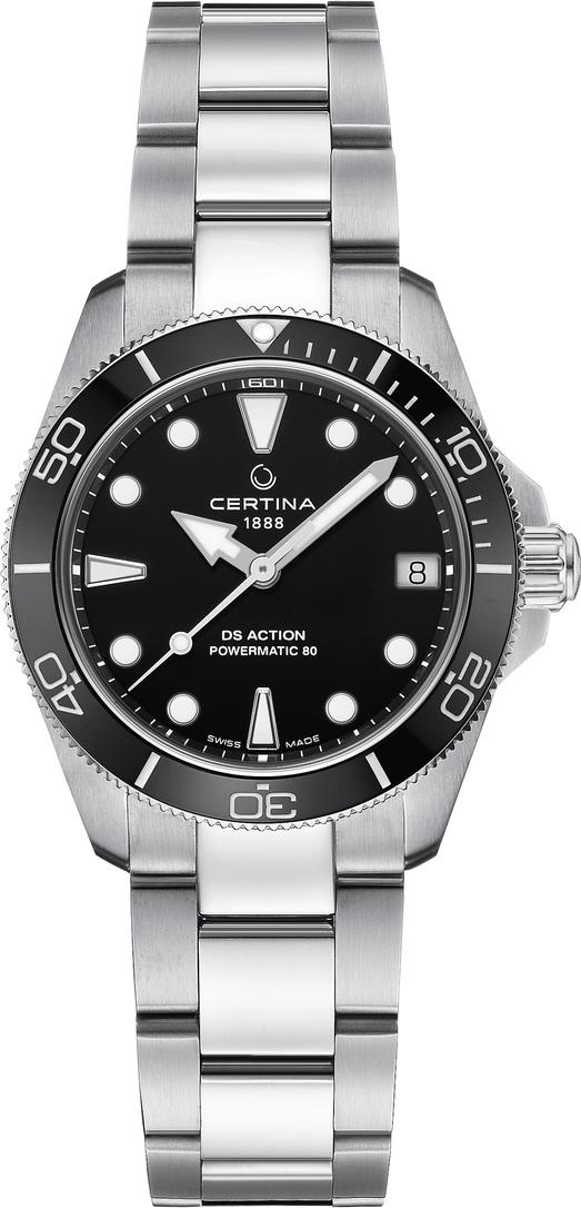 Certina DS ACTION Lady C032.007.11.051.00 Orologio automatico donna Riserva de marcia de 80 ore