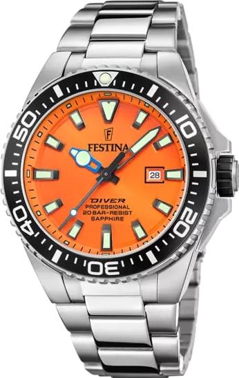 Festina F20663/4 Heren armbandhorloge Duikhorloge Festina F20663/4 Heren armbandhorloge Duikhorloge
