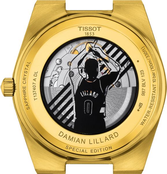 Tissot PRX DAMIAN LILLARD SPECIAL EDITION T137.407.33.051.00 Reloj de Pulsera para hombres Retro Tissot PRX DAMIAN LILLARD SPECIAL EDITION T137.407.33.051.00 Reloj de Pulsera para hombres Retro