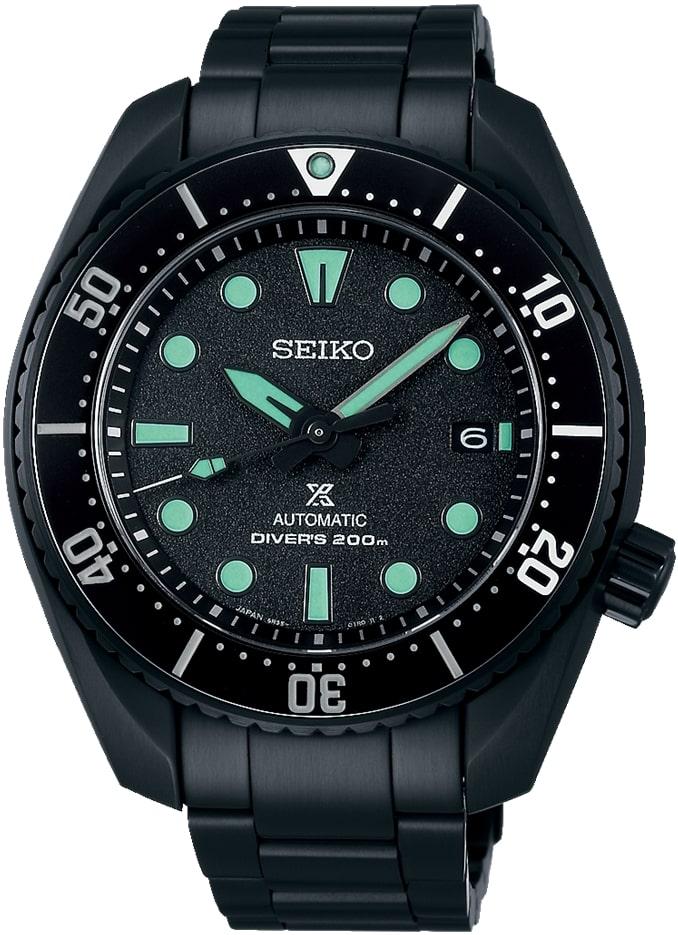 Seiko Prospex SEA Automatic Diver's Black Series Limited Edition SPB433J1 Herren Automatikuhr Streng Limitierte Auflage