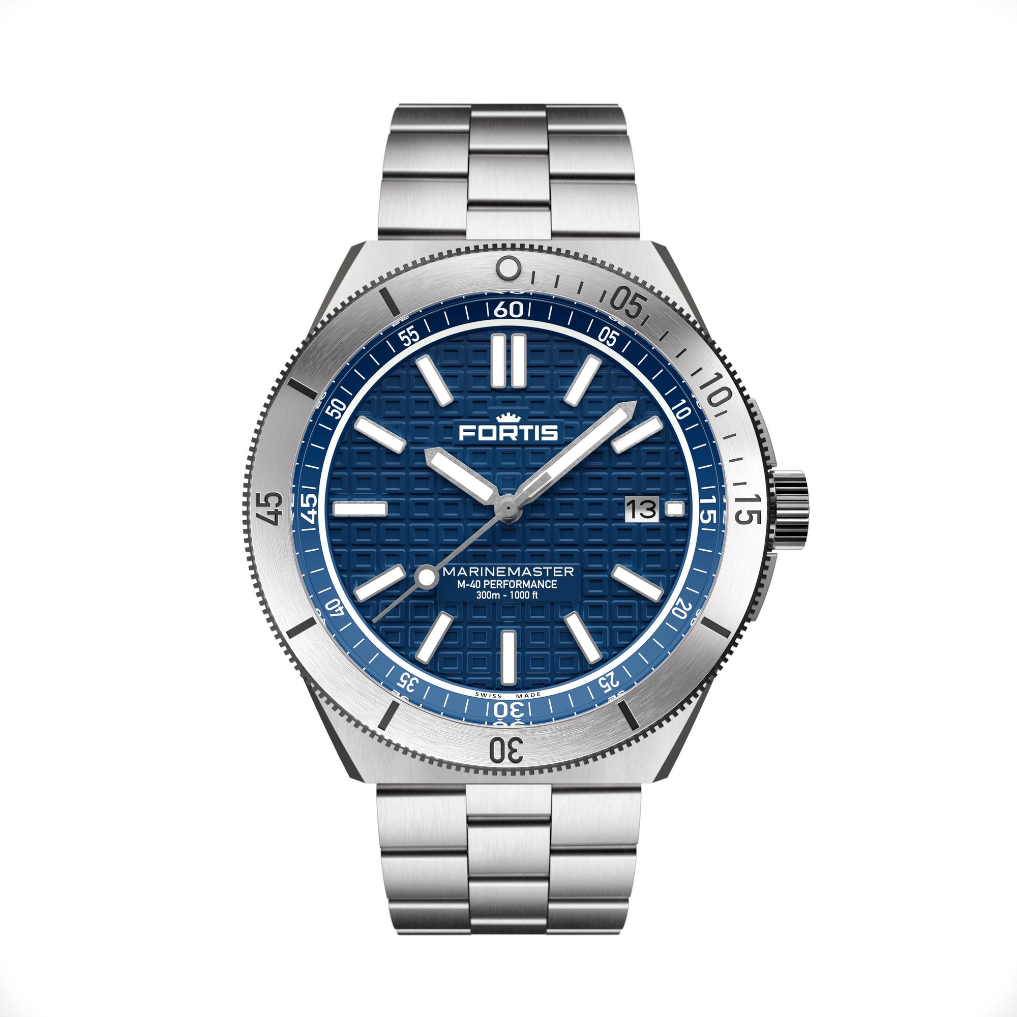 Fortis Marinemaster M-40 Ocean Blue F8120029 Herren Automatikuhr