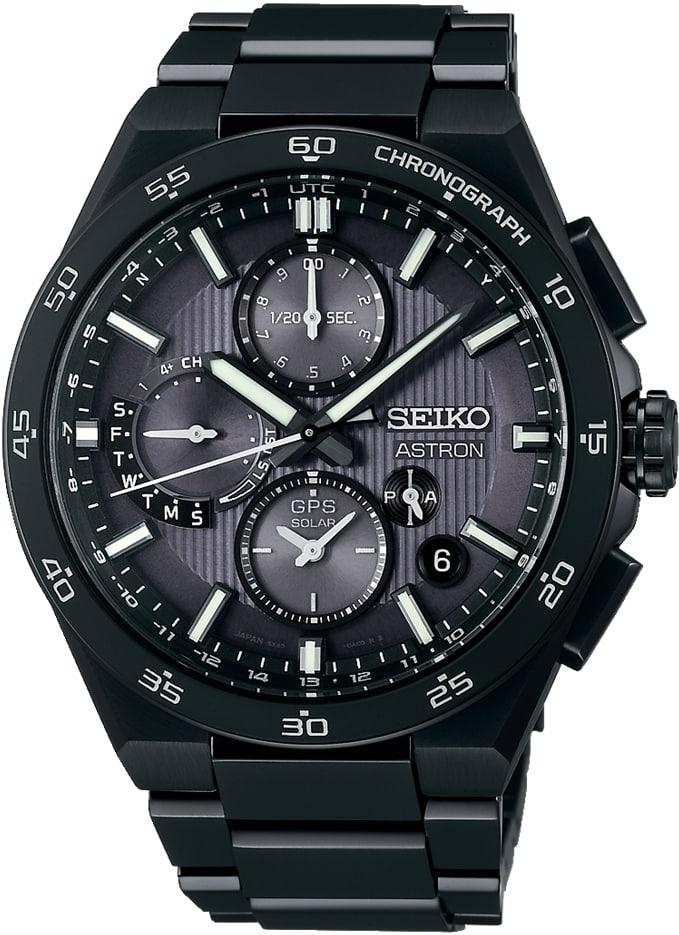 Seiko Astron GPS Solar Dual Time SSH155J1 Cronografo uomo