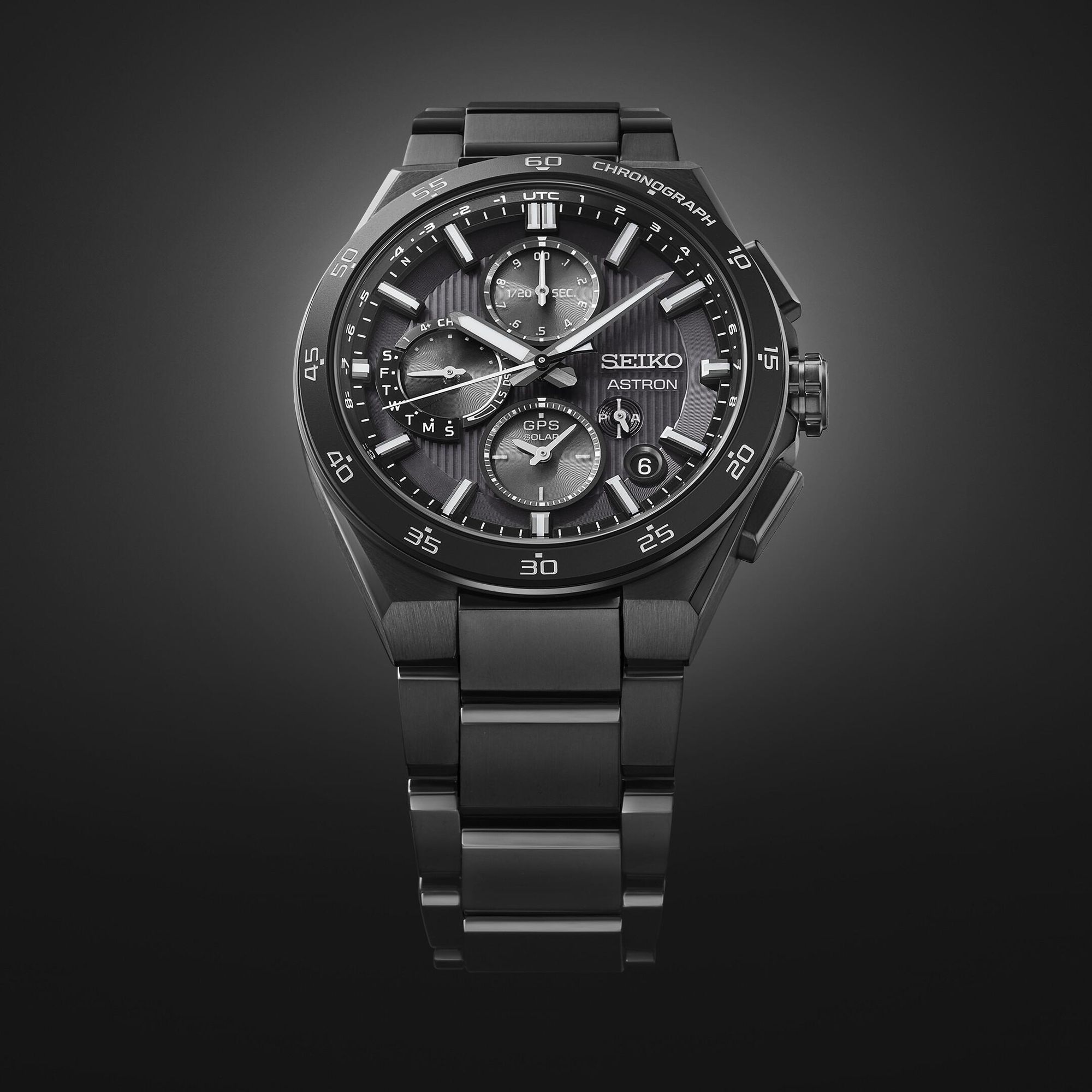 Seiko Astron GPS Solar Dual Time SSH155J1 Herrenchronograph