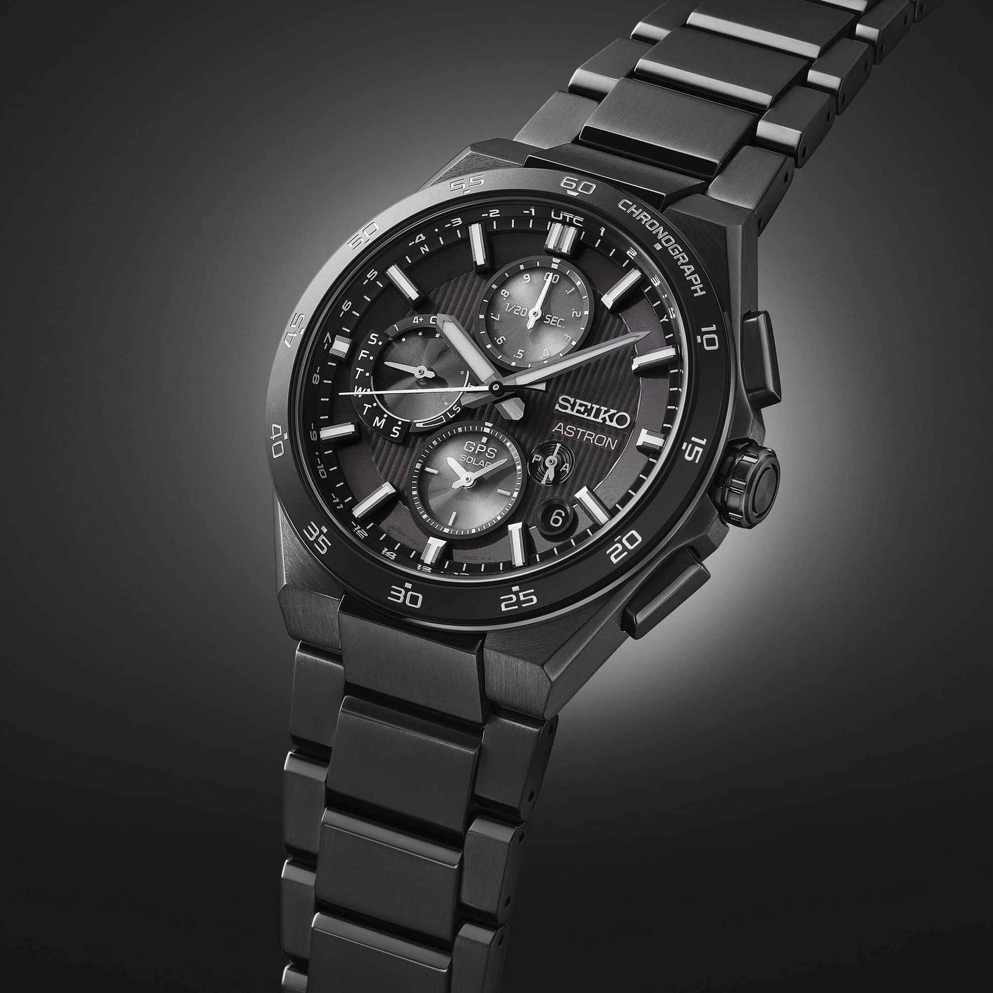 Seiko Astron GPS Solar Dual Time SSH155J1 Cronografo uomo