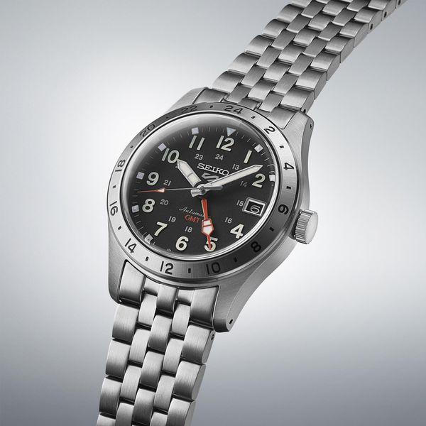 Seiko 5 GMT SSK023K1 Herren Automatikuhr 2. Zeitzone