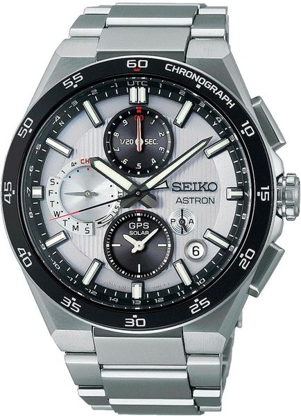 Seiko Astron GPS Solar Dual Time SSH153J1 Mens Chronograph Seiko Astron GPS Solar Dual Time SSH153J1 Mens Chronograph