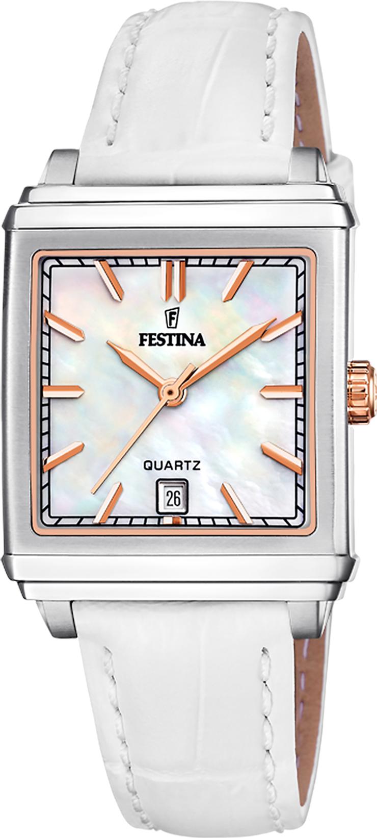 Festina ON THE SQUARE F20682/1 Montre Bracelet pour femmes