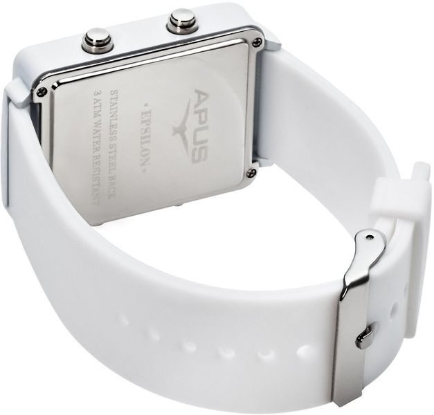 APUS Epsilon White Red AS-ES-WR LED Watch Design Highlight APUS Epsilon White Red AS-ES-WR LED Watch Design Highlight