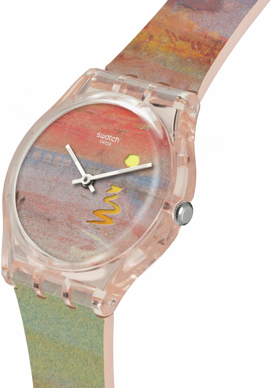 Swatch TURNER'S SCARLET SUNSET         SO28Z700 Unisex horloge